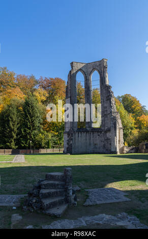 Il vecchio monastero istercian Walkenried con il museo in Bassa Sassonia nella Repubblica federale di Germania in autunno. Foto Stock