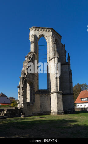 Il vecchio monastero istercian Walkenried con il museo in Bassa Sassonia nella Repubblica federale di Germania in autunno. Foto Stock