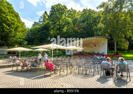 Parco, Bad Wildungen, Germania Foto Stock