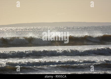 Blackrock Sands onde Foto Stock