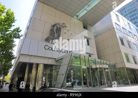 County Court a Melbourne in Australia Foto Stock
