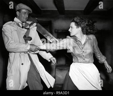 Pellicola originale titolo: L'uomo tranquillo. Titolo inglese: l'uomo tranquillo. Anno: 1952. Direttore: JOHN FORD. Stelle: MAUREEN O'Hara; John Wayne. Credito: Repubblica Pictures / Album Foto Stock