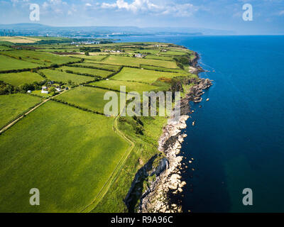 Portmuck, Islandmagee, Co. Antrim, Irlanda del Nord Foto Stock