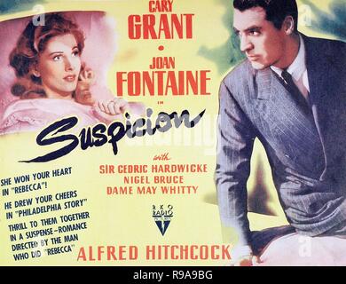 Pellicola originale titolo: sospetto. Titolo inglese: sospetto. Anno: 1941. Direttore: Alfred Hitchcock. Credito: RKO / Album Foto Stock