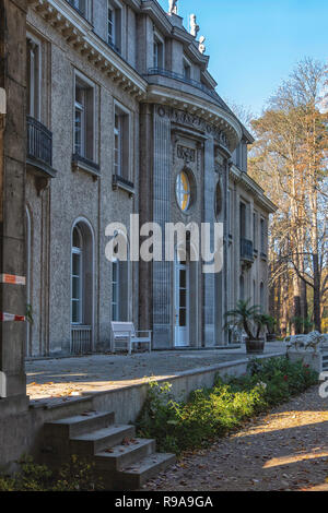 Berlin.Casa della Conferenza di Wannsee Memoriale. Villa dove Nazi & SS leader si sono incontrati il 20 gennaio 1942 per pianificare la deportazione e sterminio degli ebrei Foto Stock