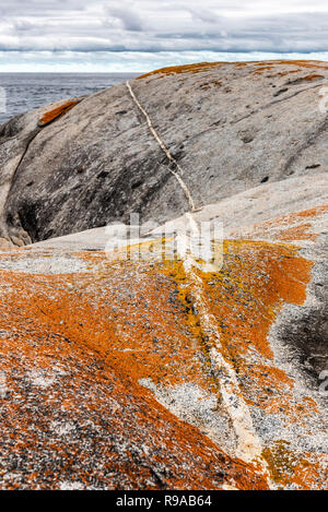 Le spiagge di Giardini, Baia di incendi, Costa Est della Tasmania Foto Stock