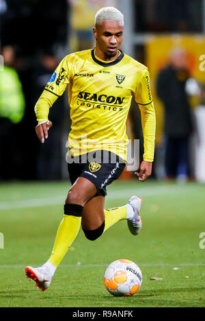 Venlo, Paesi Bassi, 21 dicembre, 2018. VVV Venlo - PEC Zwolle 2-0, 21-12-2018, calcio Eredivisie olandese Stagione 2018 - 2019, Seacon Stadium de Koel, VVV Venlo player Patrick Joosten Credito: Pro scatti/Alamy Live News Foto Stock