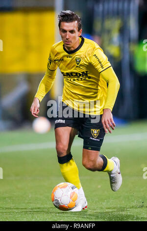 Venlo, Paesi Bassi, 21 dicembre, 2018. VVV Venlo - PEC Zwolle 2-0, 21-12-2018, calcio Eredivisie olandese Stagione 2018 - 2019, Seacon Stadium de Koel, VVV Venlo player Moreno Rutten Credito: Pro scatti/Alamy Live News Foto Stock
