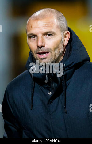 Venlo, Paesi Bassi, 21 dicembre, 2018. VVV Venlo - PEC Zwolle 2-0, 21-12-2018, calcio Eredivisie olandese Stagione 2018 - 2019, Seacon Stadium de Koel, VVV Venlo coach Maurice Steijn Credito: Pro scatti/Alamy Live News Foto Stock