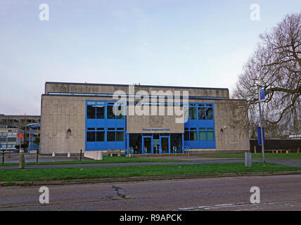 Gatwick, Londra, UK, 22 dicembre 2018.Crawley Magistrates Court, la mattina del 22 dicembre 2018, dopo l'aeroporto di Gatwick drone attack arresti Credito: Andy Stehrenberger/Alamy Live News Foto Stock