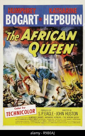 Pellicola originale titolo: The African Queen. Titolo inglese: The African Queen. Anno: 1951. Direttore: John Huston. Credito: United Artists / Album Foto Stock