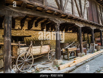 Il vecchio carro, old town Foto Stock