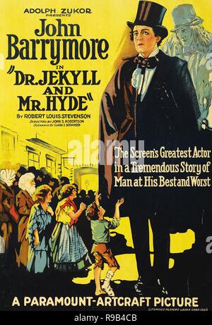 Pellicola originale titolo: DR. JEKYLL e il sig. HYDE. Titolo inglese: DR. JEKYLL e il sig. HYDE. Anno: 1920. Direttore: JOHN S. ROBERTSON. Credito: Paramount Pictures / Album Foto Stock