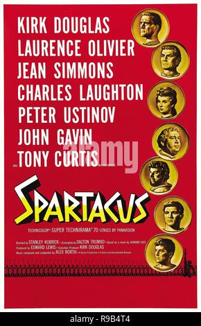 Pellicola originale titolo: Spartaco. Titolo inglese: Spartaco. Anno: 1960. Direttore: Stanley Kubrick. Credito: BRYNA/UNIVERSAL / Album Foto Stock