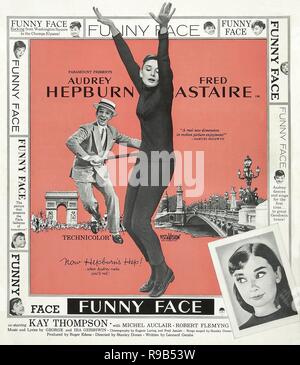 Pellicola originale titolo: FUNNY FACE. Titolo inglese: FUNNY FACE. Anno: 1957. Direttore: Stanley Donen. Credito: Paramount Pictures / Album Foto Stock