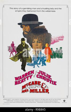 Pellicola originale titolo: MCCABE & MRS. MILLER. Titolo inglese: MCCABE & MRS. MILLER. Anno: 1971. Regista: Robert Altman. Credito: WARNER BROTHERS / Album Foto Stock