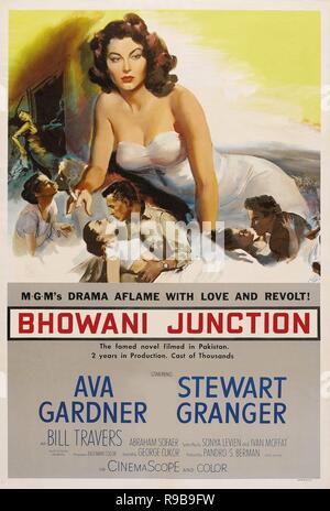 Pellicola originale titolo: BHOWANI JUNCTION. Titolo inglese: BHOWANI JUNCTION. Anno: 1956. Direttore: George Cukor. Credito: M.G.M. / Album Foto Stock