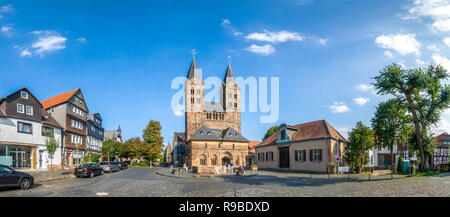 Cattedrale Sankt Peter, Fritzlar, Germania Foto Stock