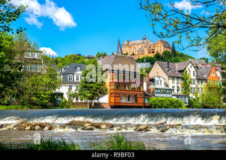 Castello, Marburg an der Lahn, Germania Foto Stock