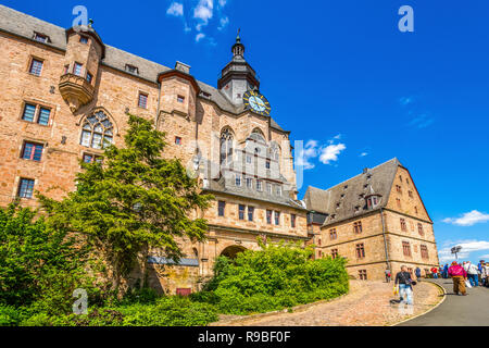 Castello, Marburg an der Lahn, Germania Foto Stock