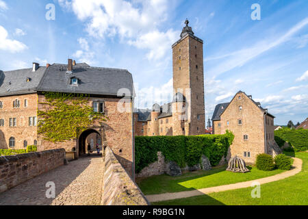 Steinau an der Straße, Castello, Germania Foto Stock