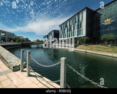 CAPE Town, Sud Africa - Dic 11, 2018. Vie navigabili di casa di Città del Capo in Sud Africa Foto Stock