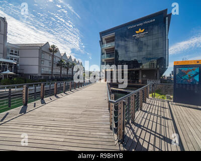 CAPE Town, Sud Africa - Dic 11, 2018. Vie navigabili di casa di Città del Capo in Sud Africa Foto Stock