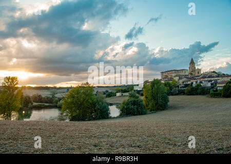 La Francia. Gers (32). Lavardens. Più bel villaggio della Francia Foto Stock