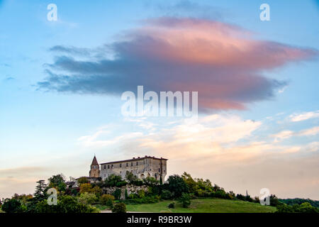 La Francia. Gers (32). Lavardens. Più bel villaggio della Francia. Il castello Foto Stock