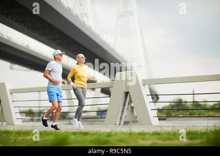 Allenamento del mattino Foto Stock