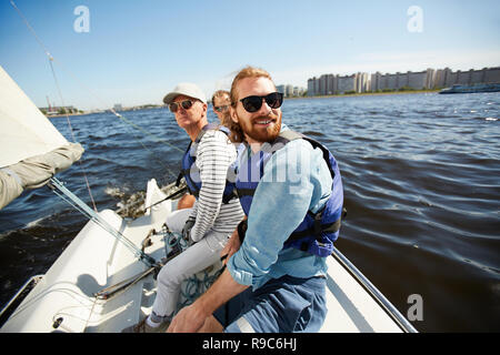 Attività di Yacht Foto Stock