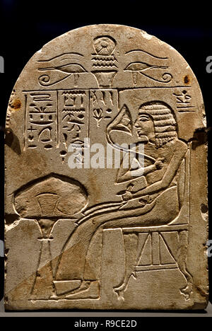 Il cordiale spirito di ri Merysachmet da Deir el-Medina XIX dinastia (1292-1191 a.C.) Egitto, egiziano. Foto Stock