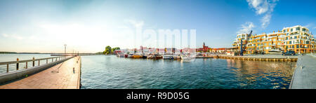Marina, Waren an der Müritz, Germania Foto Stock