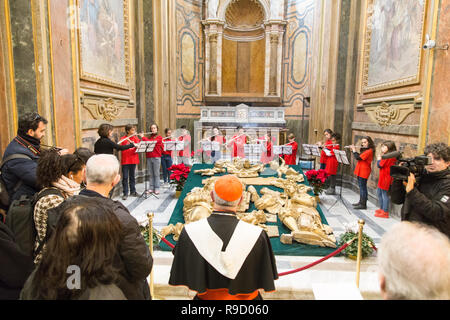 Roma, Italia. Xxi Dec, 2018. Il Cardinale Vicario di Roma, Angelo de Donatis Credito: Matteo Nardone/Pacific Press/Alamy Live News Foto Stock