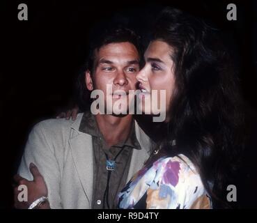 Patrick Swayze Brooke Shields Foto non datata da John Barrett/il PHOTOlink Foto Stock