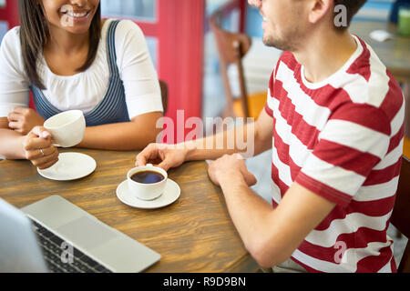 Avente nero caffè Foto Stock