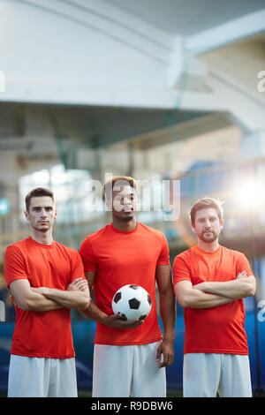 I giocatori di Stadium Foto Stock