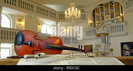 29.05.2006, Carlsfeld, in Sassonia, Germania - Symbolfoto Kirchenmusik in der Trinitatiskirche. 0Ux060529D277CAROEX.JPG GT [modello di rilascio: non applicabile, P Foto Stock