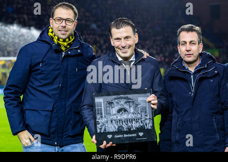 BREDA, Paesi Bassi. 22 Dic, 2018. Calcio, NAC Verleghstadium ratto, olandese eredivisie, stagione 2018/2019, Justin Goetzee, durante la partita NAC - Heerenveen, Punteggio finale : 4-2 Credito: Pro scatti/Alamy Live News Foto Stock