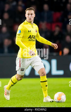 Eindhoven, Paesi Bassi. 22 Dic, 2018. EINDHOVEN, PSV - AZ 3-1, 22-12-2018, calcio Eredivisie olandese Stagione 2018 - 2019, Philips Stadium, AZ player Teun Koopmeiners Credito: Pro scatti/Alamy Live News Foto Stock