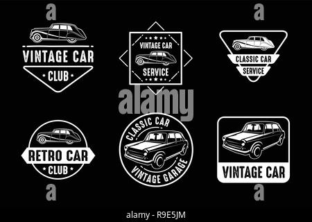 Badge per auto e il logo, buona per la stampa. vettore migliore Illustrazione Vettoriale