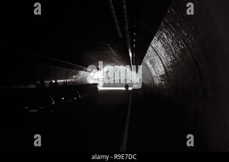 Ribeira tunnel, Porto, Portogallo Foto Stock