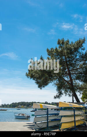 Baia di Arcachon (Francia), il club nautico di Claouey, vicino il Cap Ferret Foto Stock