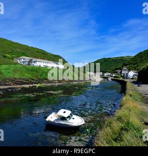 Boscastle Harbour,Cornwall,Inghilterra.,UK Foto Stock