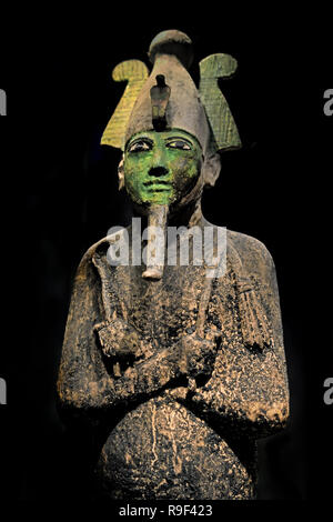 Ptah Sokaris Osiride statua Tebe, Terzo Periodo Intermedio, 21-22 Dinastia (1076-746 a.C.) Egitto, egiziano. Foto Stock