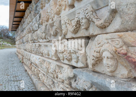 Le rovine di Aphrodisias in Turchia hanno ottenuto di essere uno dei migliori siti nel paese. Nelle antiche città dell'amore, si può sentire lo spirito di come esso Foto Stock