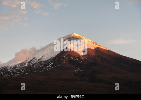 Parco Nazionale di Cotopaxi Parque Nacional Volcán vulcano Foto Stock