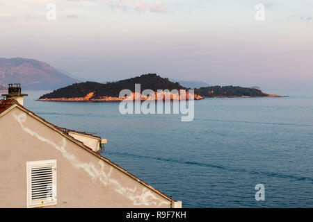 Isola di LOKRUM, Croazia, utilizzato come impostazione per Qarth nel gioco di Troni Foto Stock