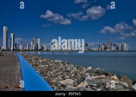 Panama City e Cinta Costera ubicazione per la Giornata Mondiale della Gioventù Gennaio 2019 Foto Stock