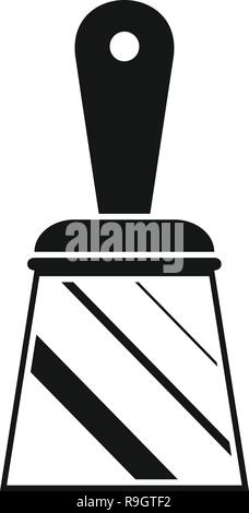 Coltello da stucco icona. Semplice illustrazione del coltello da stucco icona vettoriali per il web design isolato su sfondo bianco Illustrazione Vettoriale